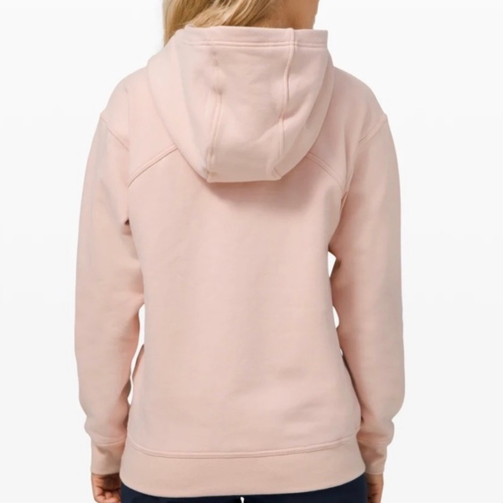 🍋 Lululemon All Yours Hoodie Graphic Logo Pink - Picture 3 of 3